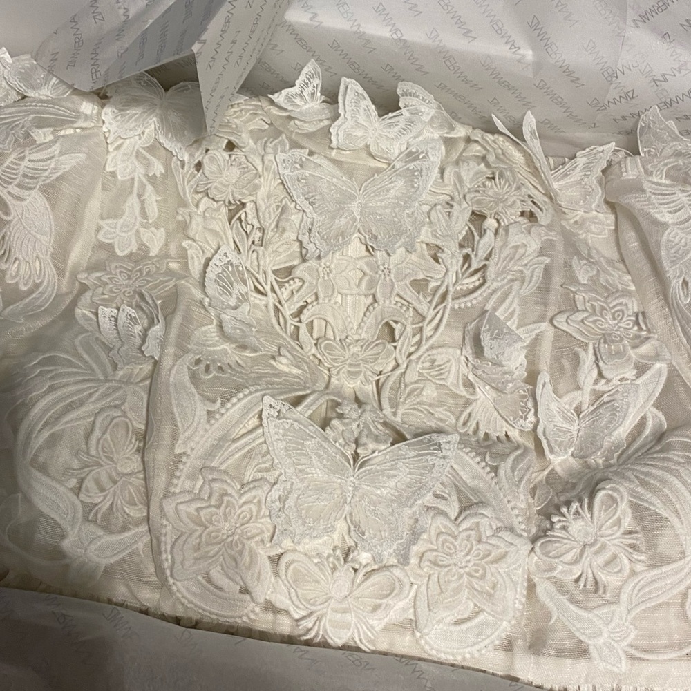 ZIMMERMANN LUMINOUS EMBROIDERED GOWN - Picture 4 of 16